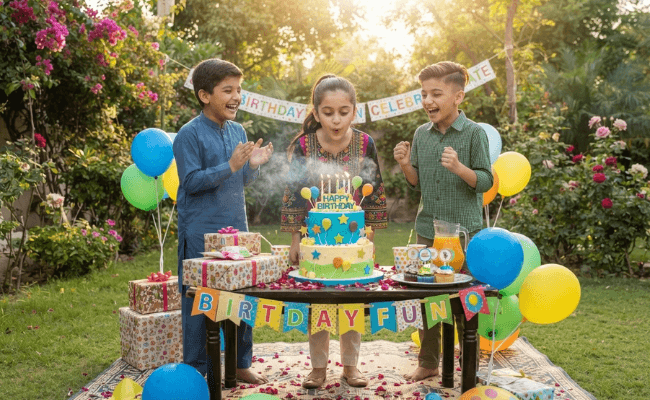 Landscape Cousin Friends BD Cake