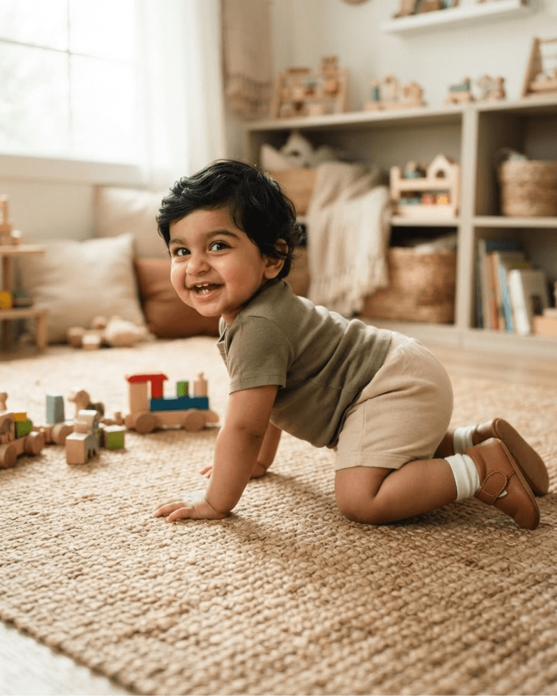 Potrait Crawling Babyshoot