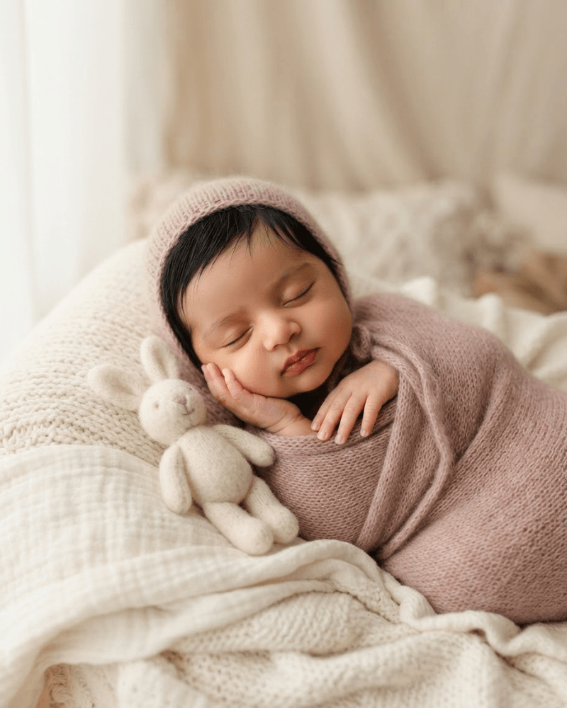 Potrait Sleeping Babyshoot